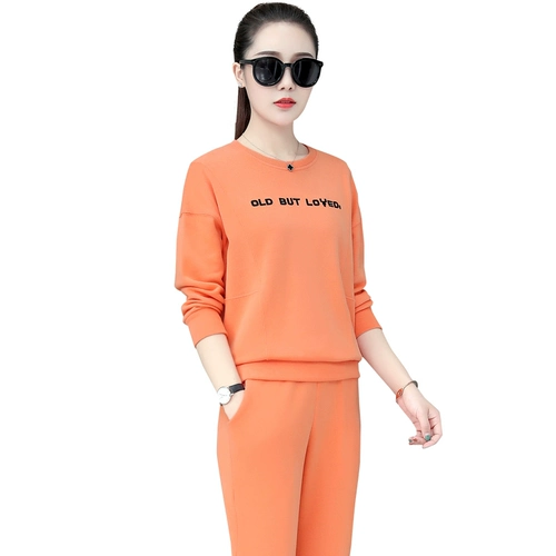 Демисезонный свитшот для отдыха, лонгслив, нарукавники, комплект, спортивный костюм, оверсайз, большой размер