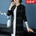 Áo len len cổ lọ của phụ nữ Hengyuanxiang trong phần dài 2018 áo len mới mùa thu áo len trung niên nữ - Đan Cardigan