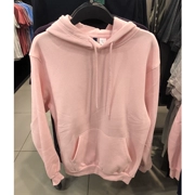 HM H & M quầy xác thực nam kangaroo túi lông cừu trùm đầu áo len màu rắn trùm đầu 077830 0557248