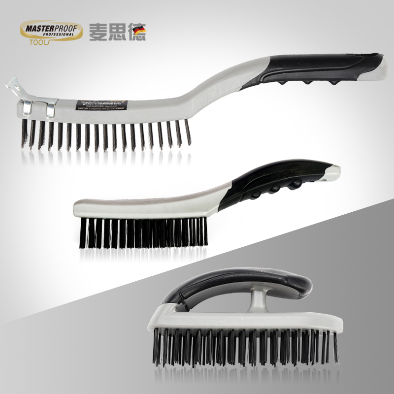 Maxd Steel Wire Brush Industrial Iron Brush Cleaning Brush Rust Removal Copper Wire Brush Steel Brush Decontamination Just Brush Stainless Steel