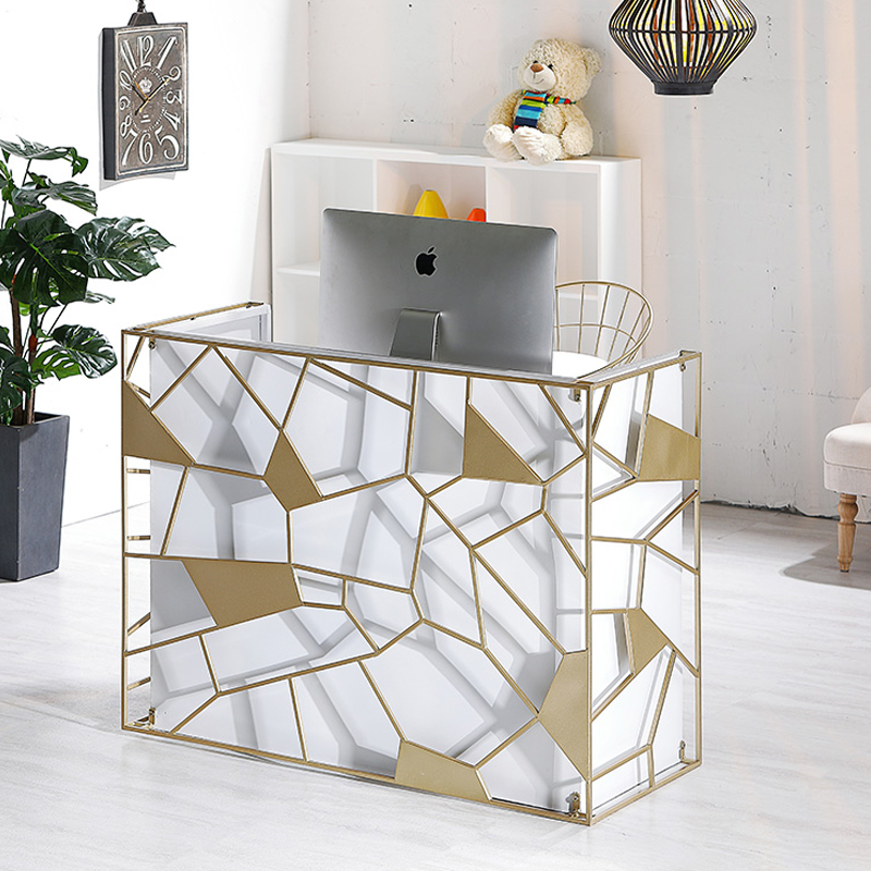 Modern simple cash register counter Nordic luxury clothing store counter milk tea shop shop small front desk sweet shop bar