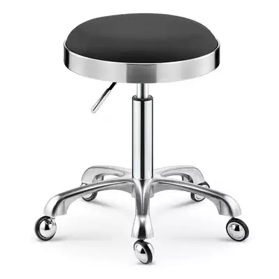 Beauty stool shop chair hairdressing stool rotating lift round stool big work stool nail stool explosion-proof stool version hair salon