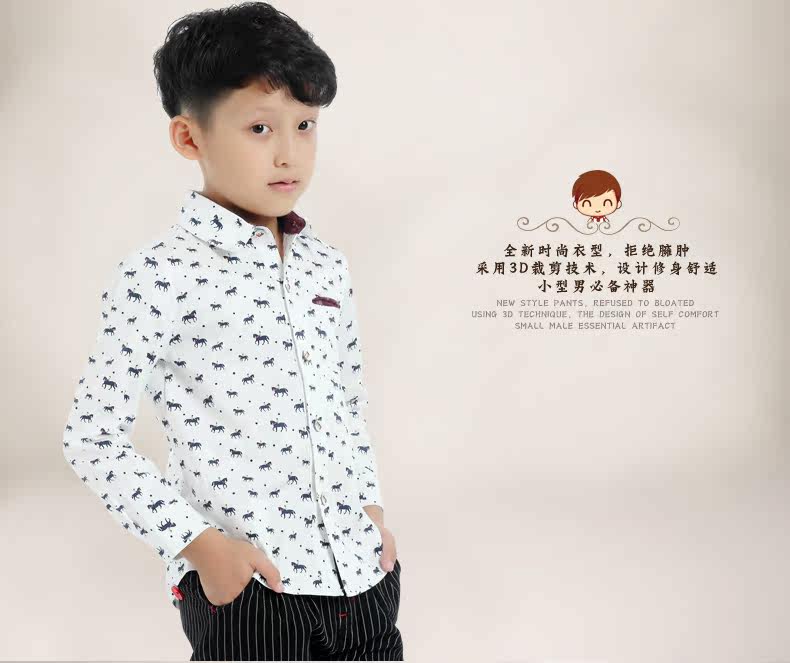 Chemise garcon à manche longue - Ref 2075761 Image 19