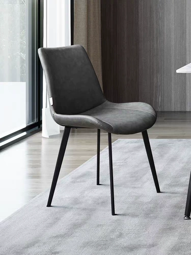 Итальянский легкий роскошный обеденный стул Одинокий стул Nordic Modern Iron Chair Net Red Staul Economy Streston
