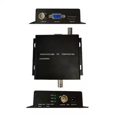 AHD to HDMI VGA CVBS HD video converter converter box connected to large screen picture quality clear direct sales