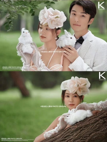 Оригинальный шелковый аксессуар для волос ручной работы для невесты, реквизит для фотографии