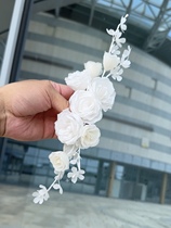 Mego Original Silk Handmade Flower Branch Bridal Headwear Forest Style Outdoor Style and Makeup Photo Samples Travel Photography