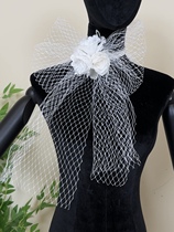 Mego original fairy handmade flower mesh neck ornaments bridal headwear and makeup styling on-location travel sample photos