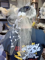 Mego Original Handmade Lily of the Valley Retro Mesh Bridal Hair Accessories Sample Shooting Outdoor Style Photo Travel Photography