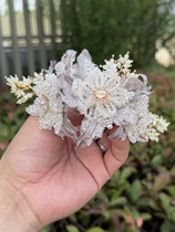 Mego original new Chinese style handmade bridal headwear sample photo shoot and makeup styling photo shoot Xiuhe gets married