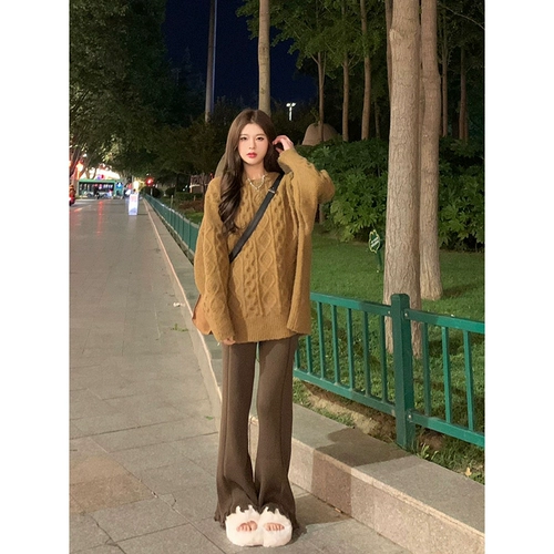 Демисезонный свитер, корейская трикотажная куртка, увеличенная толщина, коллекция 2023