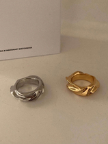 wxlstudio 2 23 10:00am personality cool girl to choose it ~ interesting irregular dissolution ring