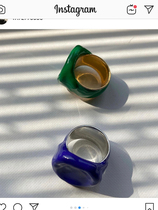 WXLSTUDIO 6 1 10:00 Retro Artistic Enamel Ring niche Premium Spicy Choice