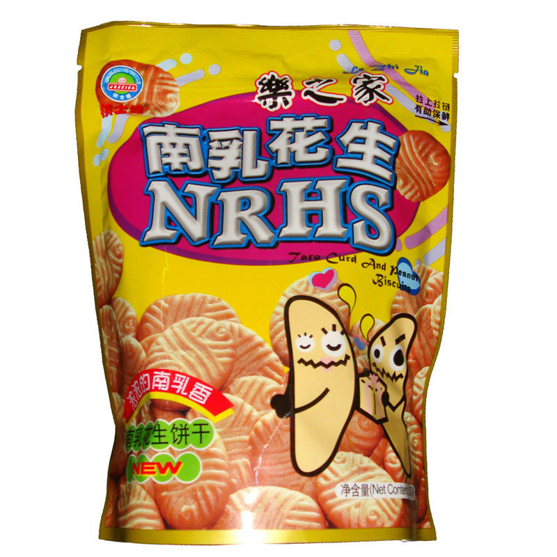 【天猫超市】鹰金钱 积士佳乐之家南乳花生饼200g办公室休闲零食