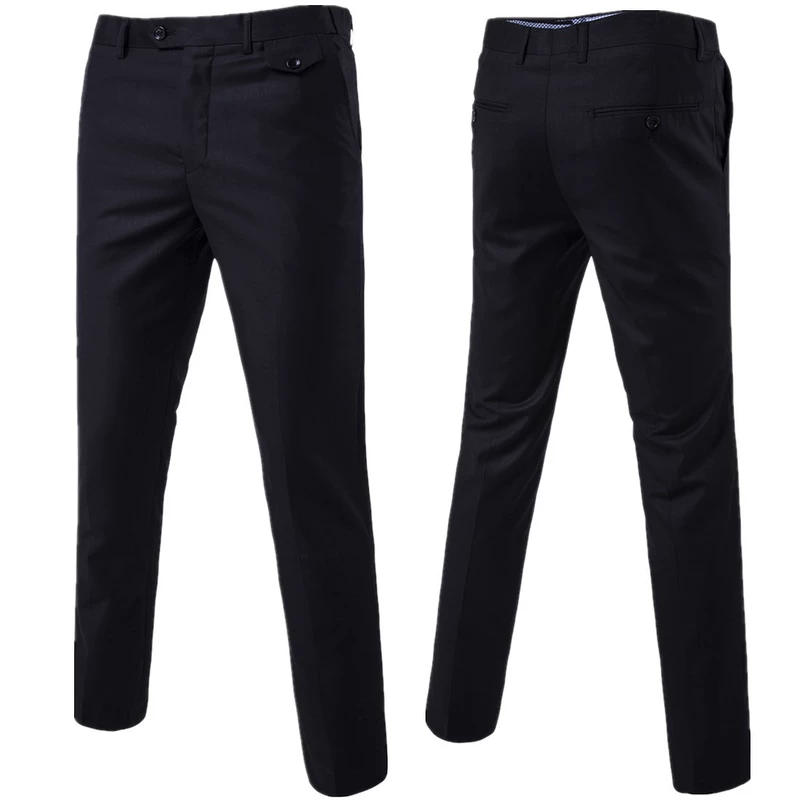 Quần nam mùa thu Slim Straight kinh doanh chuyên nghiệp phù hợp với quần trẻ XL làm việc để mặc quần dài thủy triều quần vải nam đẹp