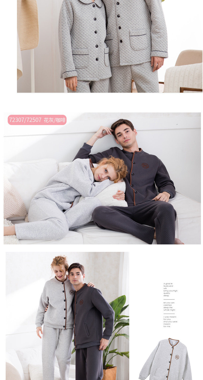 Pyjama mixte en Coton à manches longues - Ref 3005726 Image 19