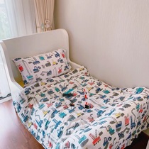 Foreign trade baby quilt gauze autumn and winter quilt soft washable fiber quilt Kindergarten nap cover quilt childrens small quilt