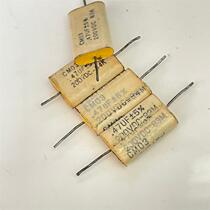 Disassembly of the United States nt Western Electric CM03 series 0 47UF 200V frequency dividing film electrodeless capacitor