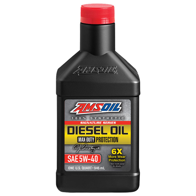 5W40 diesel engine oil American original bottle imported Amsoil AMSOIL signature version ester fully synthetic CJ4