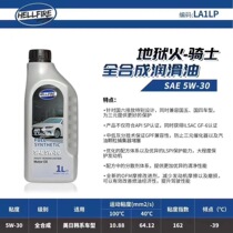  Conventional 5W30 fully synthetic oil HELLFIRE Knight Series GF6 SP grade b32509