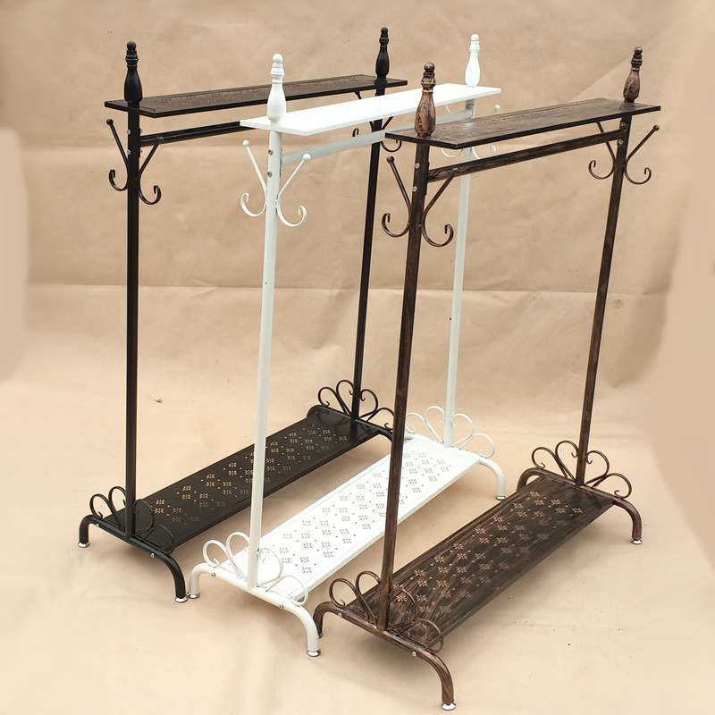 Clothing store display stand floor-standing women's clothing store shelf display combination side hanging hanger children's clothing clothes rack coat rack