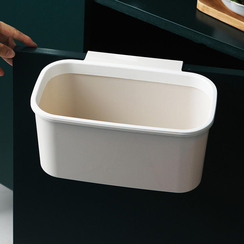 Hanging Storage Bin, Special Trash Can for Kitchen Cabinet Doors, Household Desktop Large and Small Rectangular Miscellaneous Bin Hanging Storage Bin, Special Trash Can for Kitchen Cabinet Doors, Household Desktop Large and Small Rectangular Miscellaneous Bin