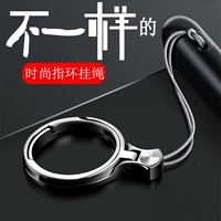 Мобильный телефон, ремешок, креативное кольцо, универсальная металлическая подвеска, в корейском стиле