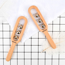 Hand Suzuki Orff percussion instrument Childrens toy wooden Suzuki rattle bell kindergarten Early teaching aids to string