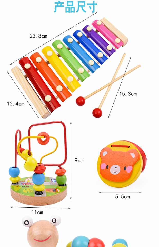 Trẻ sơ sinh tám quãng xylophone gõ piano 8 tháng bé trai nữ đồ chơi câu đố âm nhạc 1-2-3 tuổi kèn cho bé