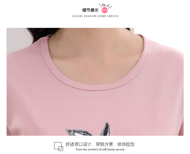 Đồ ngủ nữ mùa hè cotton ngắn tay phiên bản Hàn Quốc của quần crop top phù hợp với mùa hè quần size rộng cho học sinh pyjama nam