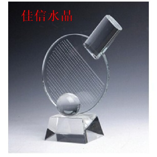 Jiaxin Crystal Trophy Medal Custom Making Table Tennis Trophy Trophy