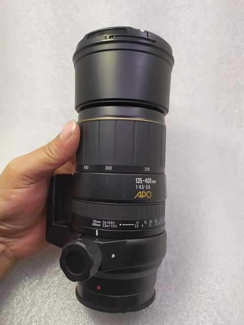 Sigma 135-4004.5-5.6 telephoto ຊູມ telephoto Sony a-mount autofocus ຄູ່ມື e-mount