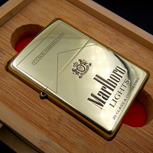 zippo打火机 美国原装正品纯铜盔甲版芝宝 精雕图案定制刻字送礼