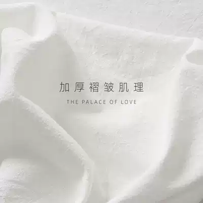 Background cotton and linen tablecloth photo ins picnic cloth tablecloth dessert pure white photography Nordic dormitory fabric style