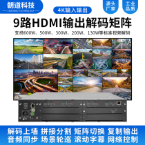 9-образный HD-мониторинг видеодекодера HDMI splicing screen цифровой сетевой декодирование матрицы совместимы с Haikang Dahua