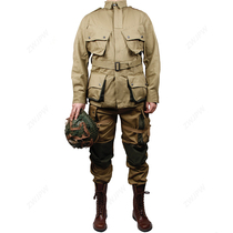 ZWJPW American M42 Parachute Clothes 101 82 Airlanding Set Normandy Landing D - DAY Reflections
