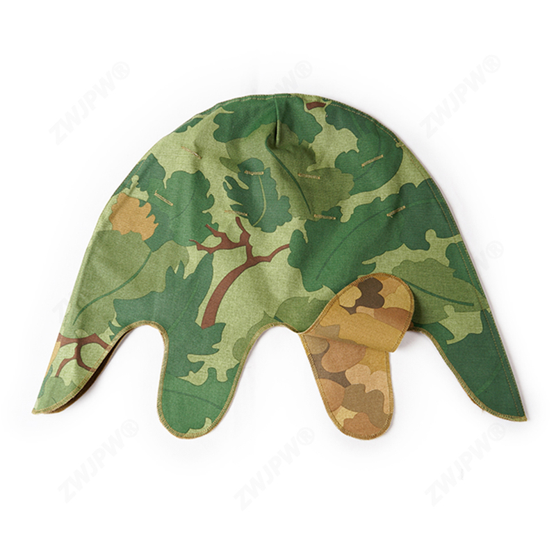 American Retro Mitchell Camouflage Helmet Cover Canvas Replica Helmet Cover