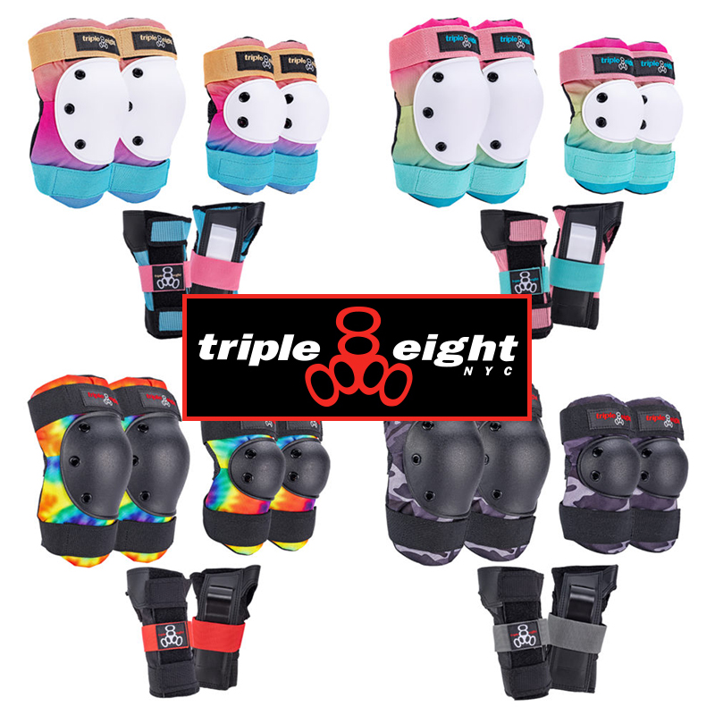 Triple8 American Import Skateboard Skate for adult children Professional T8 Kneecap 888 Elbow 888 Elbow Grease 6 pieces
