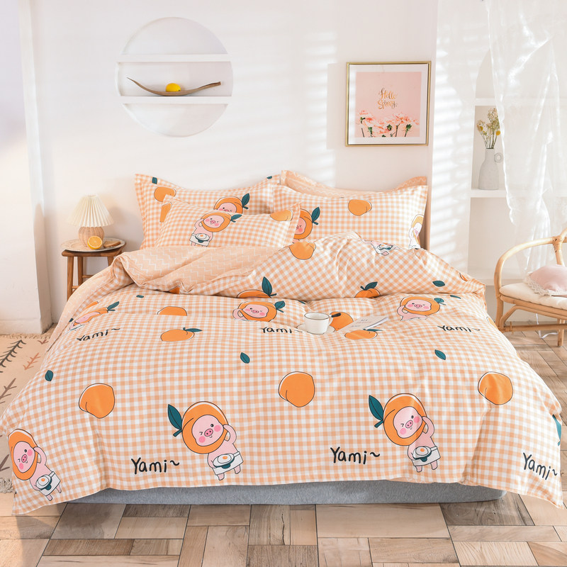 New cotton quilt cover bed single two-piece set 1 2 1 5 1 8 2 2 2m bed