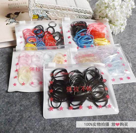 Child Hair Accessories Hair Rope Head Accessories Girl Good Elastic Hair Ring Baby Zal Hair Small Rubber Band Colored Head Rope-Taobao