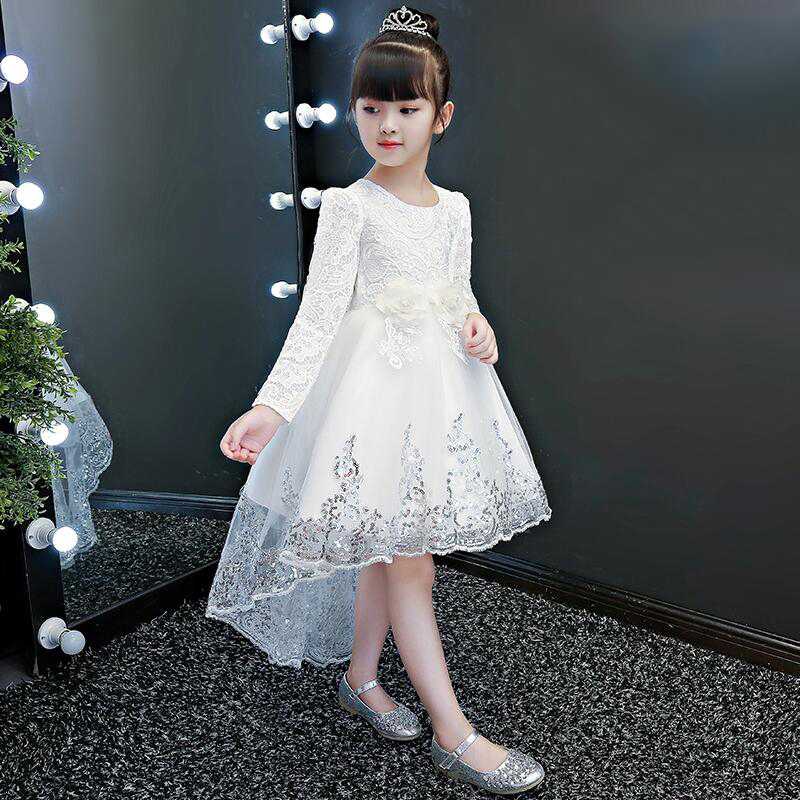 Girl Foreign Dress Spring Dress 2022 New Children Dresses Spring Autumn Children Dress Girl Foreign Pie Princess Dress Fluffy Dress