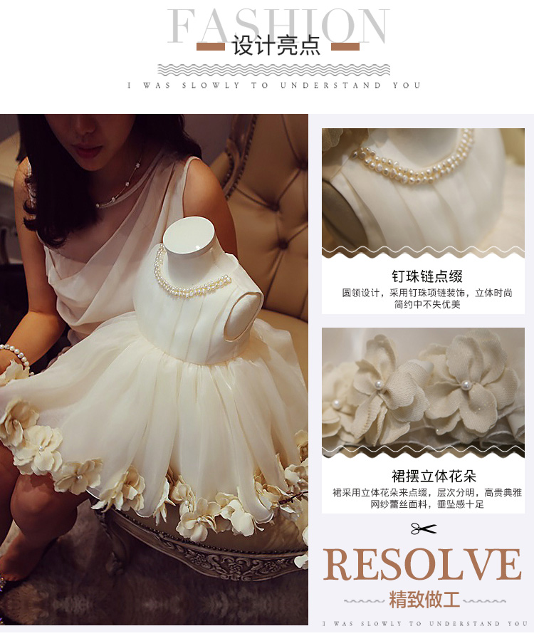 Quần áo trẻ em 2018 Trẻ em mùa hè vest mới Phiên bản Hàn Quốc của áo vest thời trang fluffy cô gái công chúa váy đầm váy trẻ em 10 tuổi
