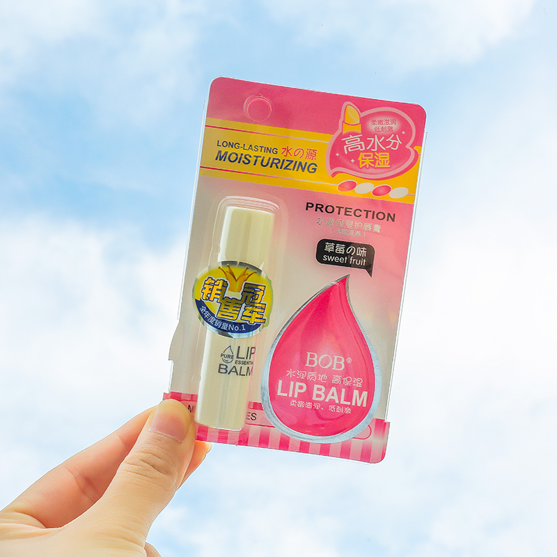 Moisturizing Colorless BOB Moisturizing Lip Balm male and female General Student moisturizing and nourishing without color Affordable Lip Balm Cream women