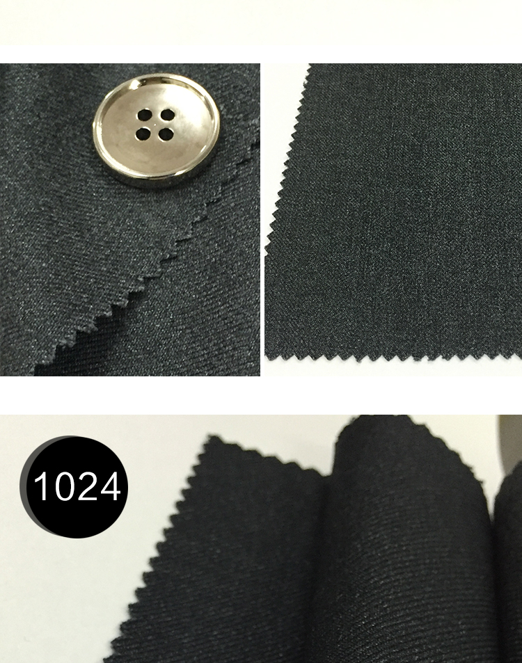 Rắn màu twill vải nhập khẩu phù hợp cho nam giới và phụ nữ làm việc quần áo quần âu Tây TR vải len pha trộn bằng tay - Vải vải tự làm vải đông lạnh