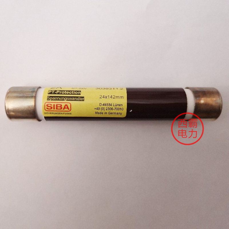 SIBA fuse 3 7 2KV 2A syba PT tube 3038311 2 D-44534 size 24 * 142mm