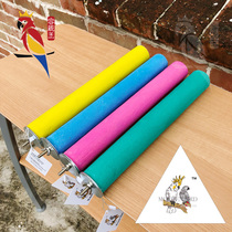 Efficient and comfortable grinding toe stand stick Parrot cage grinding claw stick Quartz sand round wood stand stick Prince Rong Modern bird
