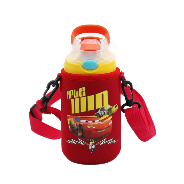 Personalized Cartoon Contigo Children's Water Bottle with Carrying Strap, Contigo Straw Cup Strap, Water Bottle Protective Cover