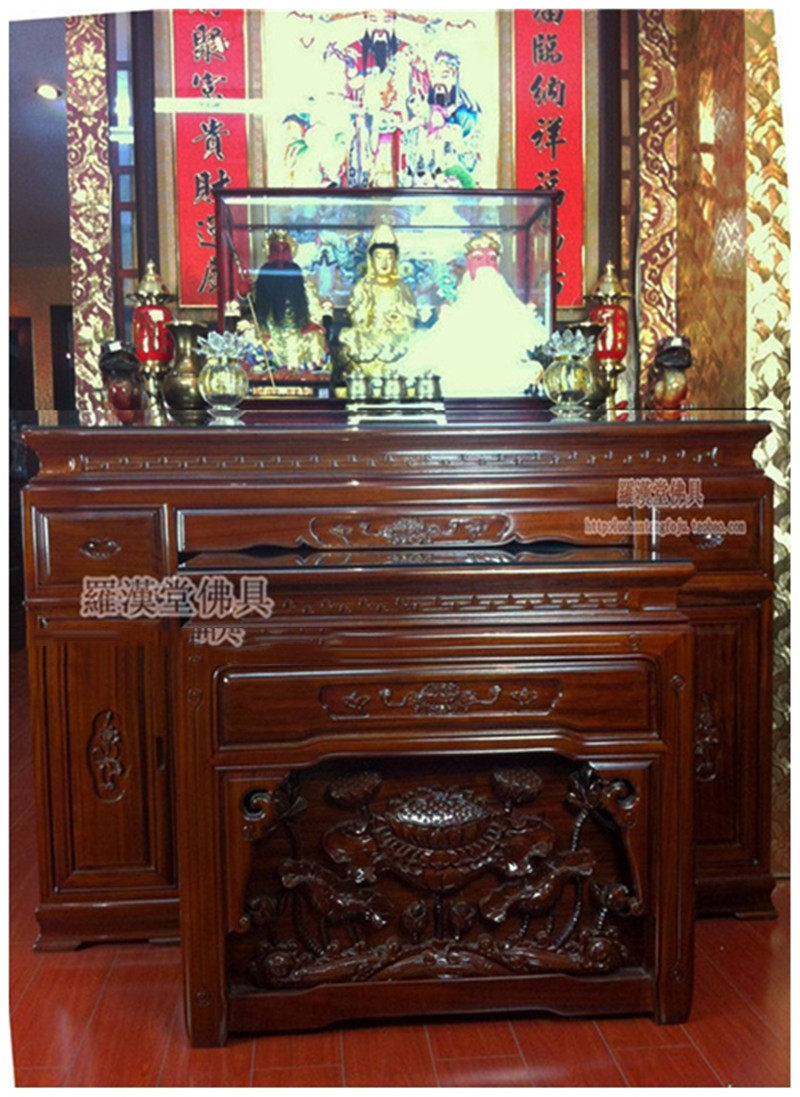 155 Red Acid Branches Box for table Shentai Piano Baking Varnish Upper And Lower Tribute Table Buddha Table
