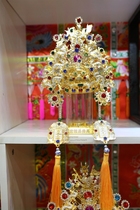 Xuantian God crystal cap Rhinestone boutique handmade cap size optional