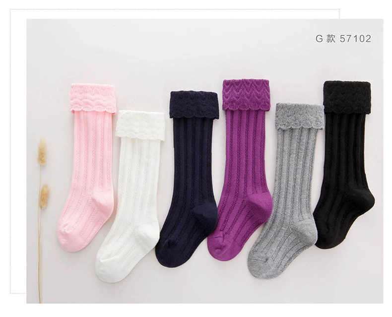 Vớ trẻ em chải cotton vớ dài 2017 mùa xuân mới đại học Hàn Quốc gió nữ vớ cao